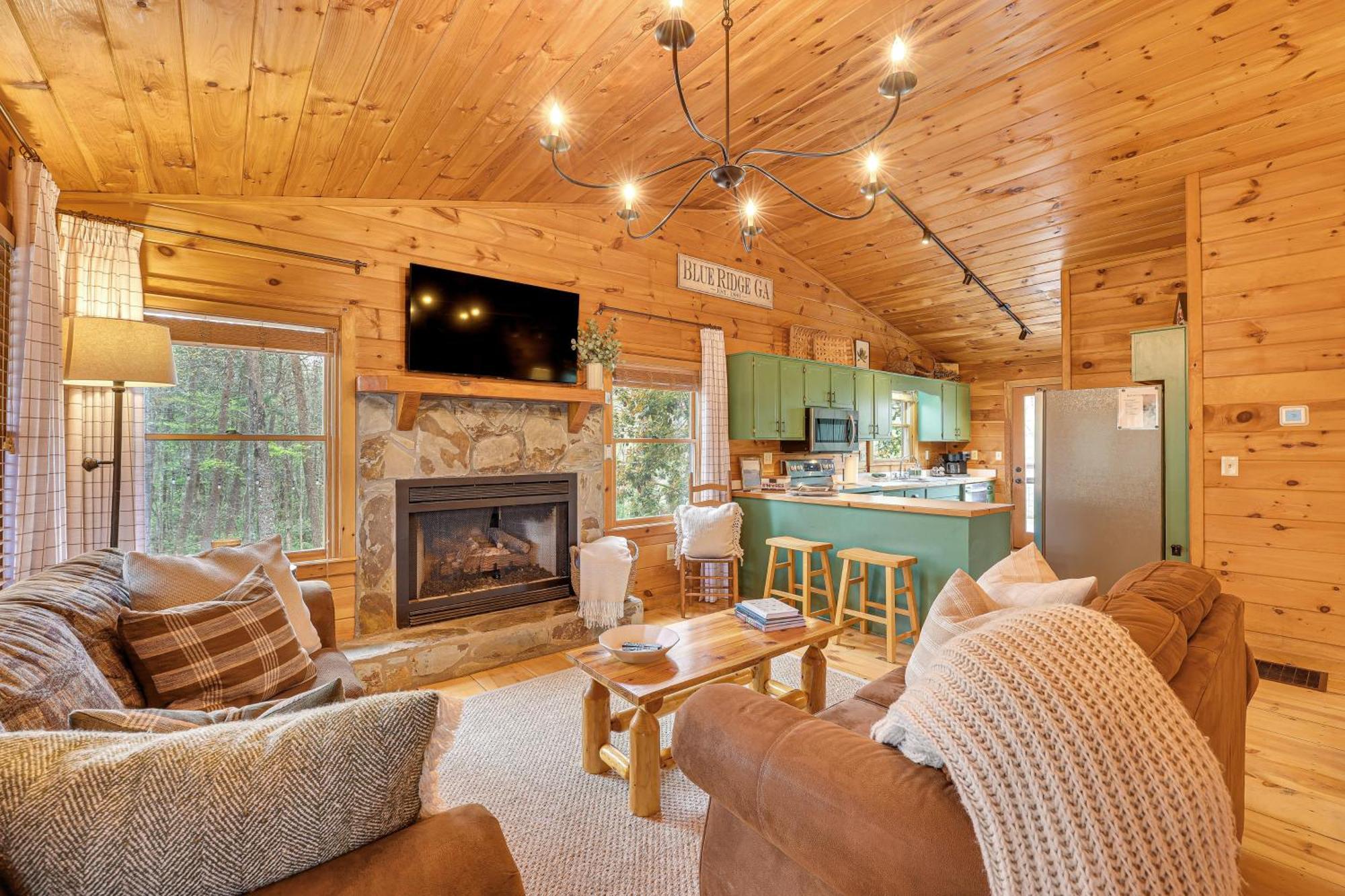 Cozy Cabin In Private Location With Hot Tub And Grill! Villa Blue Ridge Exterior photo